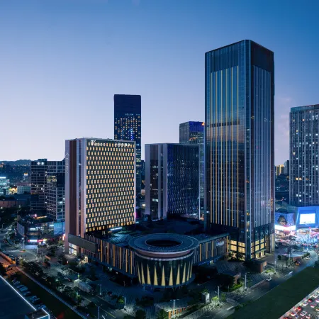 Atour Hotel Guangzhou Panyu Chimelong South Village Wanbo Metro Station Отели рядом с достопримечательностью «Панью»