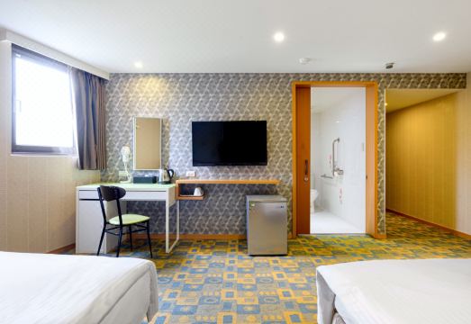 호텔 내부 복도