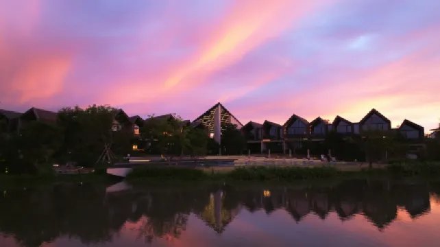 Sublimation Lakeside Night Park SSAW Garden HOTEL