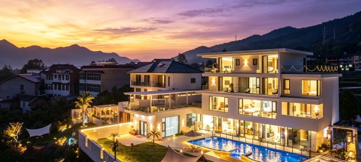 Chenxuan Shiguang Design Swimming Pool Party Jianshe Design Parent-Child Resort Art Su Ξενοδοχεία στην πόλη Τόνγκλου
