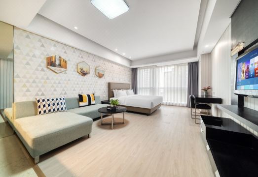 켄딩 서비스 아파트 거실