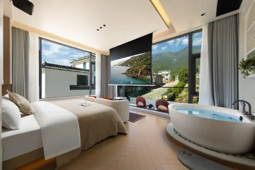 “Banshan Yuan Boutique Hotel (Dali Chongsheng Temple Pagodas Branch) - ジャグジー