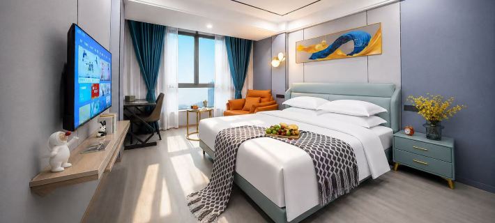 Jingzhi Starry Sky Hotel, Chengdu Tianfu International Airport Hotéis em Jianyang