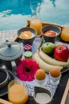 Nikolas Hotel Santorini - petit déjeuner