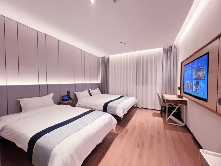 Pebble Hotel (Shanghai Jiading North Subway Station) Отели рядом с достопримечательностью «Qiuxia Garden»