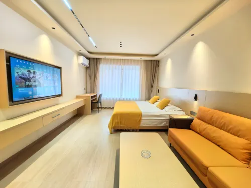 Harbin Tianzhu Apartment - مطابخ