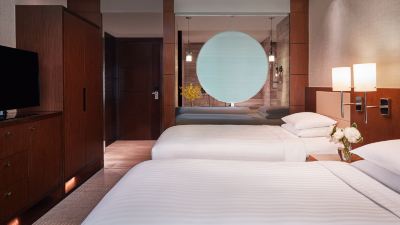 エグゼクティブハーバービューツインルーム コートヤード byマリオット 香港の写真