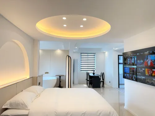 Qiyue's Homestay (Anhui Information Engineering College Xinwu Campus Wuhu County No.1 High School) - ห้องครัว