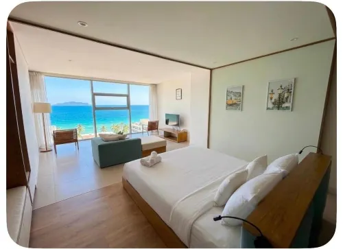 Căn góc 2 Bedroom Ocean View - 私人泳池