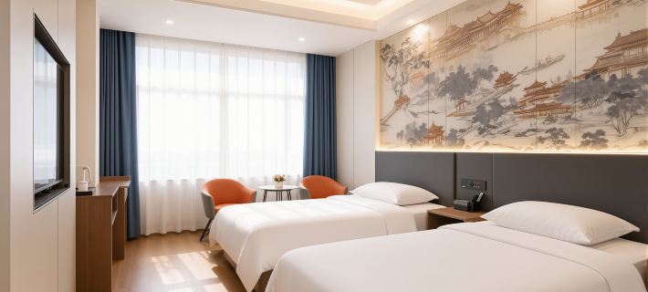 Colorful Danxia  Chenye Hotel Hotele w: Powiat Linze