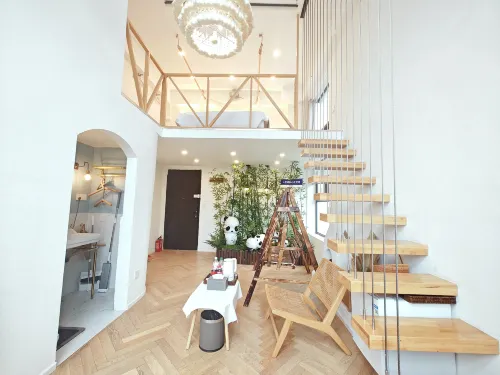 Shengdong Yiju Loft Apartment (Chengdu Jiuyanqiao Niuwangmiao Metro Station Branch) - Kitchenette