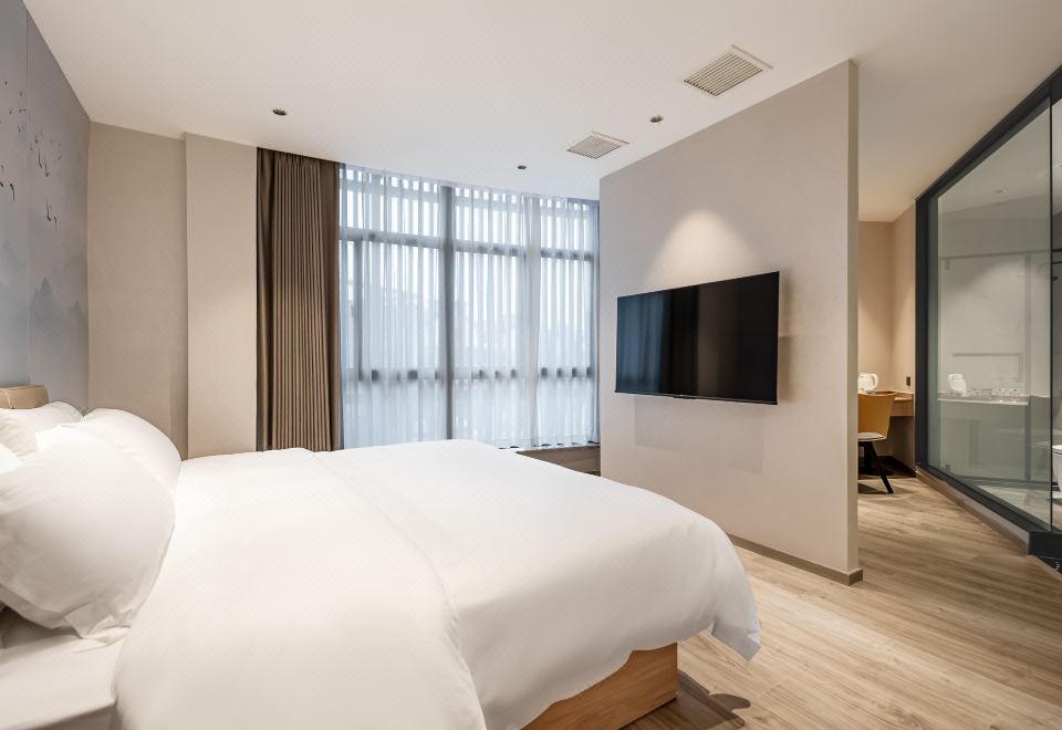 후저우 취안야 호텔의 세련된 로비 이미지