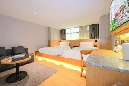 Ruishe Hotel (Puxi Wanda Quanxiu) Отели рядом с достопримечательностью «Fashi Zhenwu Temple»