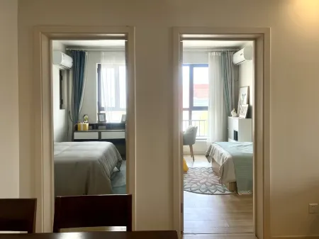 Luhe Xulong Executive Apartment (Luquan Shangzhuang Branch) Отели рядом с достопримечательностью «Shijiazhuang Vocational Technology Institute»