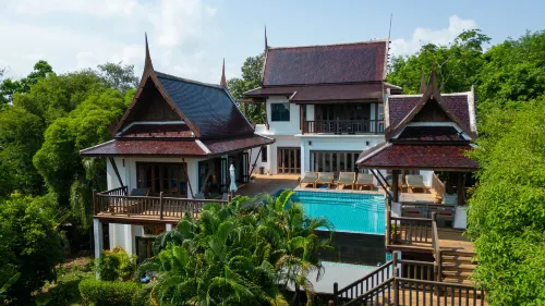Spacious Thai Villa with Private Pool & Sea View