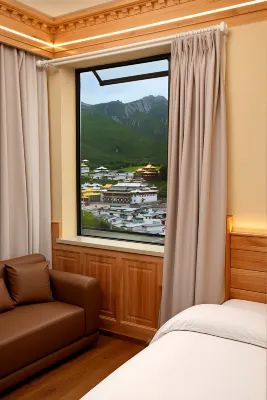 Langmusi Gengpan Homestay (Bailongjiang Canyon) - فطور