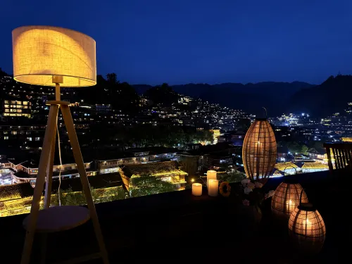 Ting Gulou - Village Sunset Frame Villa (Xijiang Qianhu Miao Village Observation Deck) - New