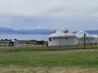 Yurt by the Lake - balcony