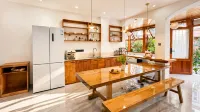 Kunming Guanshan Lantian · HillVilla | Smart Vacation Villa (Xishan Dianchi Store) - مطابخ