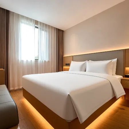 Yuachen Hotel (Tongda Road Oriental Never Night City Store) Hotele w: Linyi