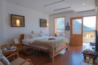 Fengxiang Oil Painting Art Light Luxury Guesthouse - 주방