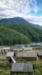 HalfSea 270 degree Snow Mountain View · Bonfire Evening Resort Homestay (Kanas Scenic Area Branch)