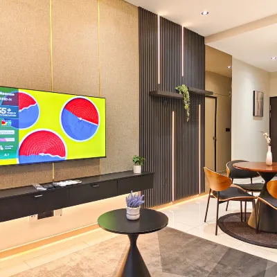 Space Residency by RR JBcity Hotels near Holiday Plaza