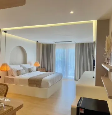 ห้องเตียงใหญ่ 1 เตียง วิวภูเขา