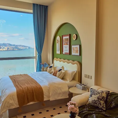 Suyuhai Loft Scenic Apartment (Weihai Railway Station Hanlefang)