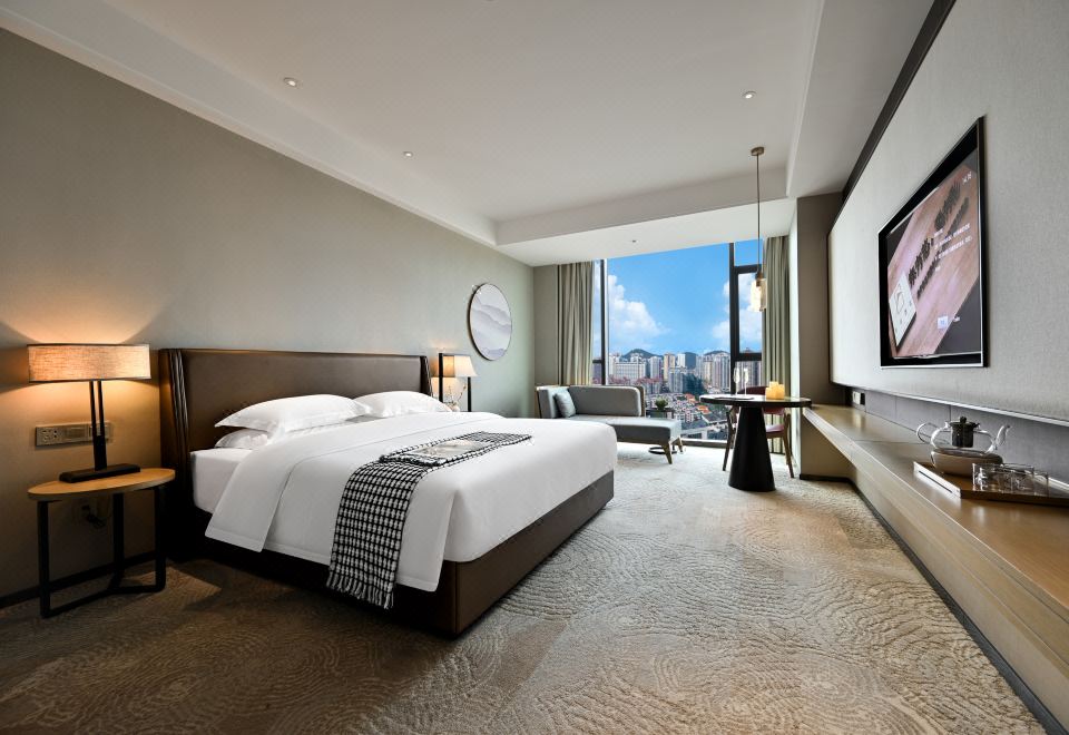 미드레벨 호텔 객실 전경