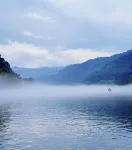 Cuiyu · Misty Bay Homestay (Dongjiang Lake Visitor Wharf Branch) - غرفة مطلة على الجبل
