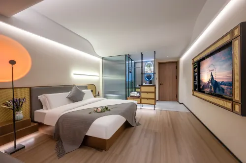 SGLL Zero Pressure Intelligence·Cinema Designer Hotel (Luqiao Branch) - ห้องครัว