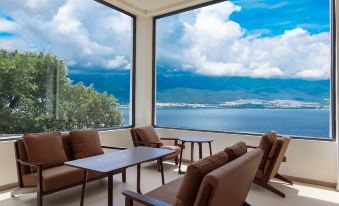 YuHai Zhiling | 270 first-line seascape starry sky sunset private soup holiday mountain residence