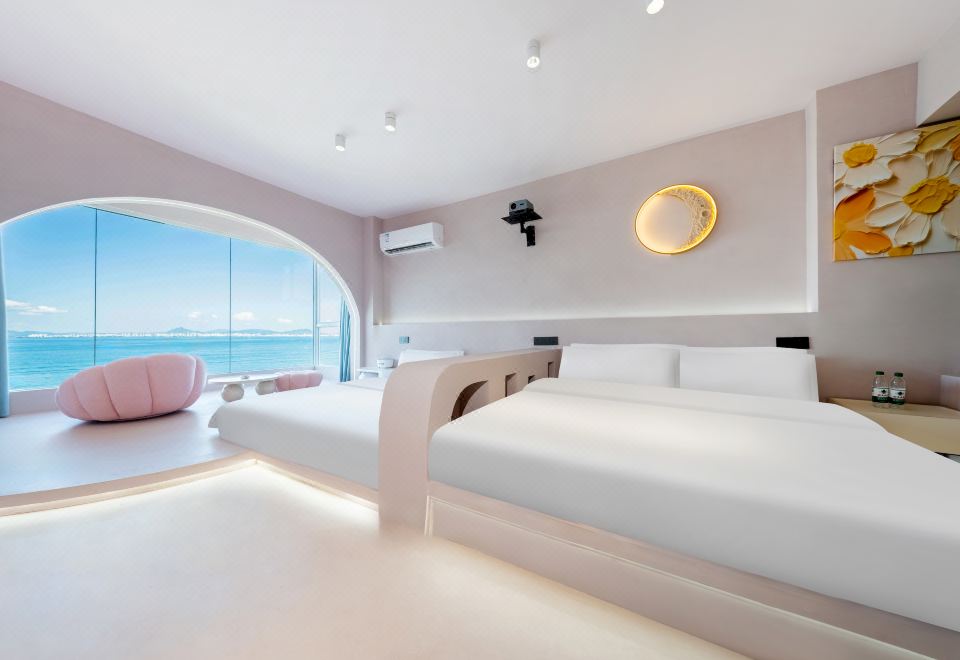 싼야 서도 West Island Story Inn의 야경