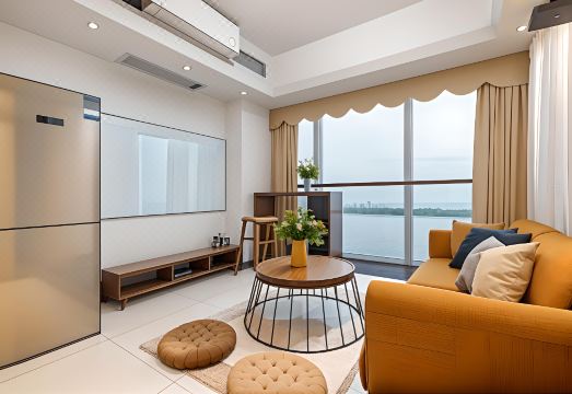 시위 아파트 내부