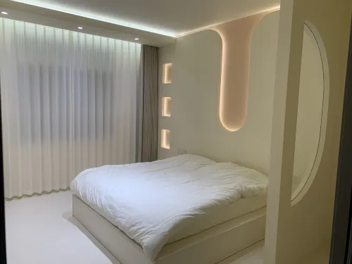 Meizhou Island Moonlight Outside the Window Minimalist Style Homestay (Mazu Film City)