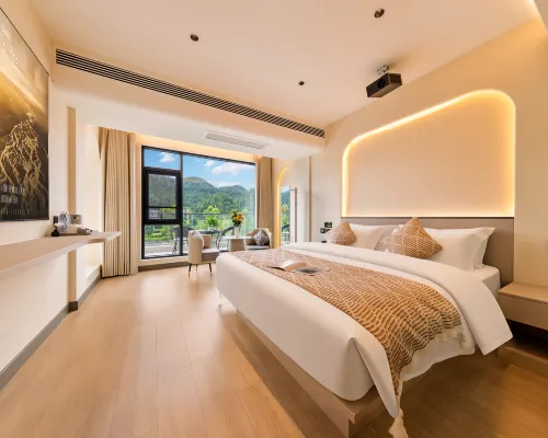Yunjian Linyuan Cloud Villa | Mountain View Scenic Boutique Stay (Libo Xiaoqikong West Gate) Hotele w: Powiat Libo