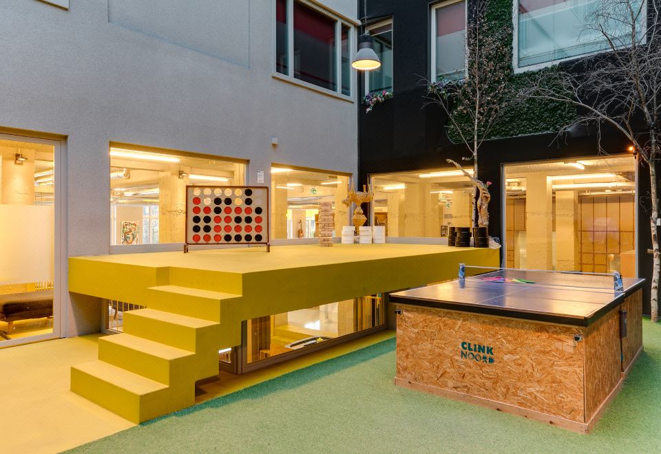 클링크노르드 호스텔의 공용 라운지 공간