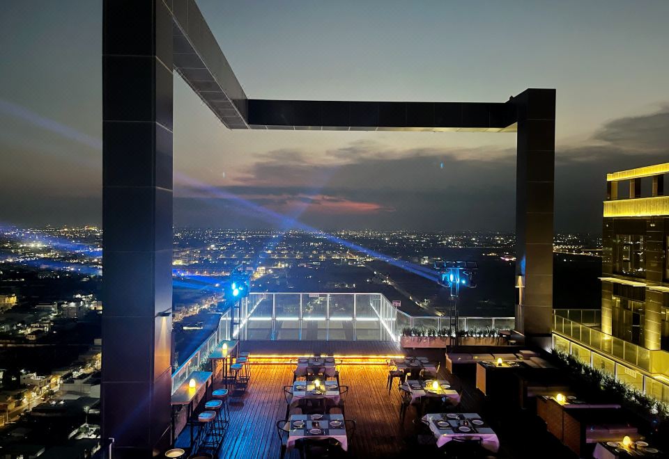 JD Polman Hotel의 바 및 라운지 공간