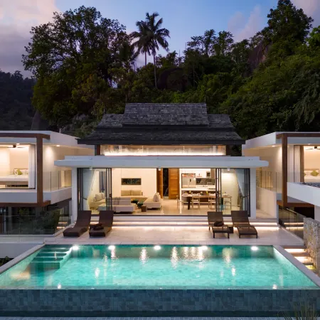 Samui Hideaway Seaview Infinity Pool Villa 3BR Rainforest Private Retreat with Butler & Breakfast