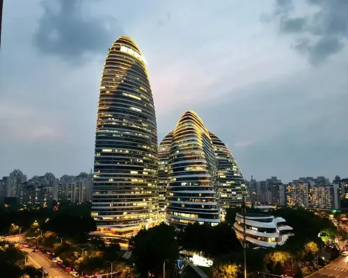 Golden Orange Hotel Wangjing Beijing بالقرب من الفندق Photos