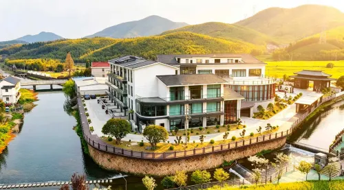 Mogan Shan Muxi Bay Wellness Private Hot Spring Homestay - bar