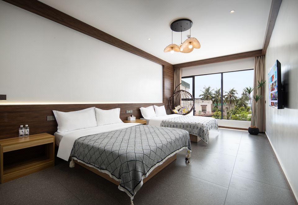 Sanya Haiyun Cloud·Linwan Swimming Pool Homestay (West Island Store) 수영장