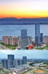 Huarong Designer Homestay (Kunming South Railway Station Colorful Yunnan Diyicheng Branch) - Bergblick