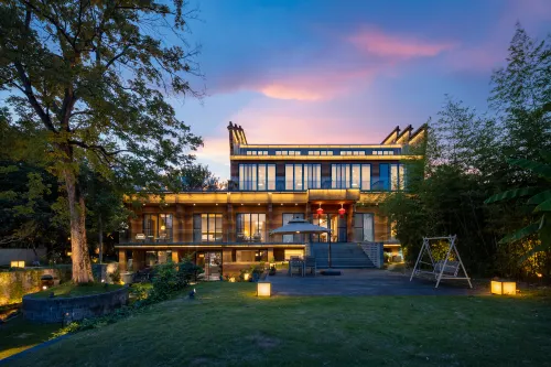 Floral Hotel·Mountain Leisure Home villa(Jiuhua Mountain Visitor Transfer Center Store) - 프라이빗 풀