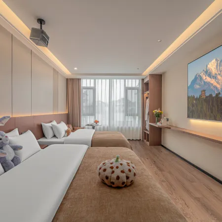 Ximan · Jade Dragon in Sight | Snow Top · Sunrise-Gilded Golden Mountain View Homestay