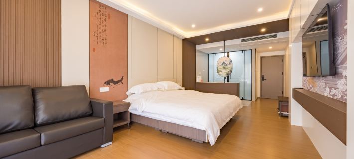Zhao Jie Lanting Hotel (Yishui Lake Taihang Water Town) Hotel di Daerah Yi