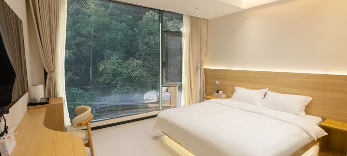 Mountain Gathering Homestay (Shitai Guniujiang Scenic Area Branch) 石台のホテル