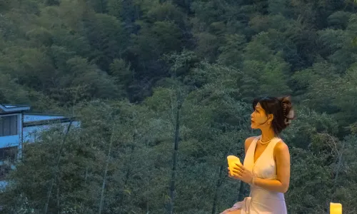 Anji Fanyin Villa Mountain Wilderness Riverside Bamboo Raft Tour Photography Beauty Inn