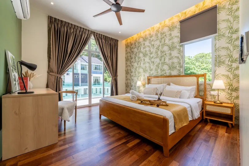 【La Ferringhi Villa】25 pax/Courtyard/Backyard/Bathtub/Pool Table/Mahjong/BBQ Grill/3 mins to beach